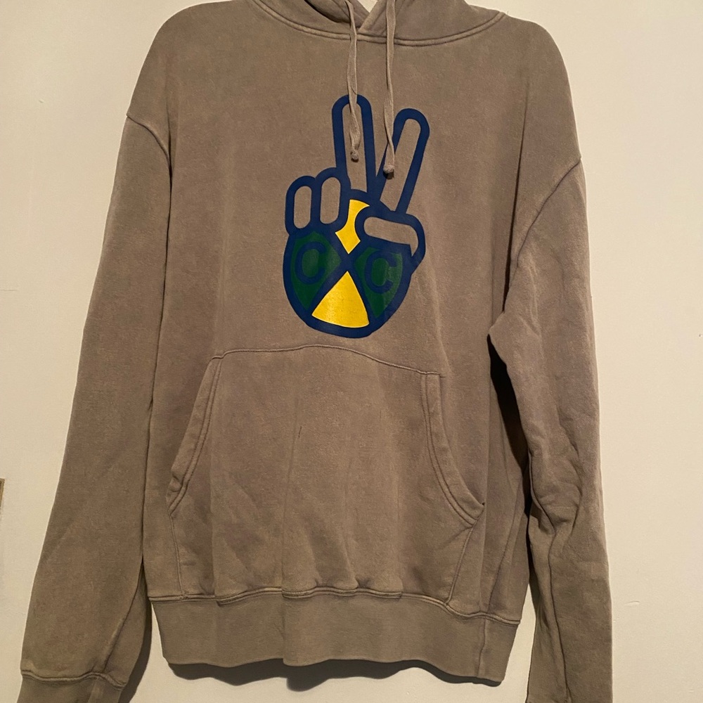 Unisex Cross Colours Peace Love Culture Vintage Hoodie Pre-Owned